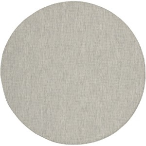 Nourison Positano Solid Indoor Outdoor Rug - 1 of 4