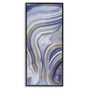 Stupell Industries Agate Crystal Pattern Abstract Design, 13" x 30" - 1 of 4