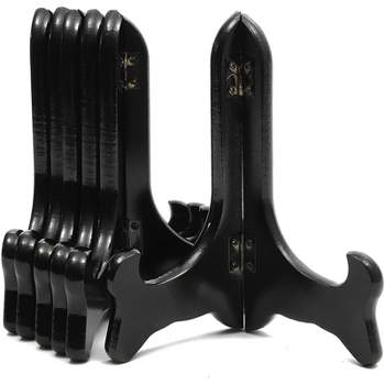 Black Easel Plate Stands Display Holder Durable Non-slip Metal