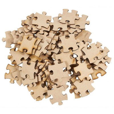 wooden puzzle pieces for crafts
