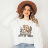 Simply Sage Market Women's Graphic Sweatshirt Can't Be Tamed Horse - 2 of 3