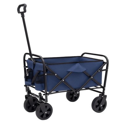 SKRAN Extension Collapsible Foldable Wagon,Heavy Duty Utility Cart Utility Beach Wagon for Camping,Shopping,Fishing,225lbs