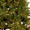 National Tree Company 7.5ft Pre-lit Millville White Hinged Artificial Christmas Tree, PowerConnect, 550 Warm White LED Lights-UL - 3 of 4