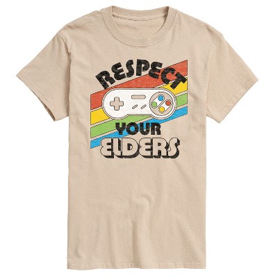 Men's - Instant Message - Respect Your Elders Short Sleeve Graphic T-Shirt