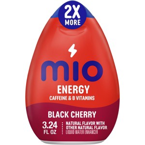 MiO Energy Black Cherry Liquid Water Enhancer - 3.24 fl oz Bottle - 1 of 4