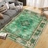 Area Rugs for Living Room Bedroom Dining Room Nursery Office Hallways, Washable Large Boho Vintage Bohemian Distressed Oriental Carpet Non Slip - 3 of 4