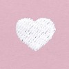 Dalix Womens Lil Heart Midweight Hooded Sweatshirt - 2 of 4