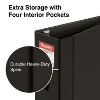 Staples Heavy Duty 5" 3-Ring Non-View Binder Black (24663) 82674 - 3 of 4