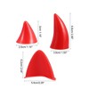 Unique Bargains Helmet Decoration Cat Ears Style Devil Horn 1 Set - 3 of 4