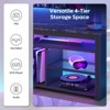 Bestier TV Stand Tall Entertainment Center with Storage For 70 Inch TV - 3 of 4