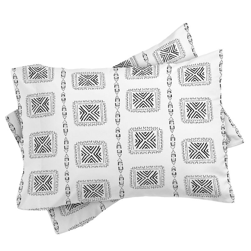 Deny Designs Schatzi Brown Mudcloth Comforter Set Black/White, 4 of 8