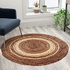 Flash Furniture Natural Fiber Jute Area Rug - Braided Indoor Jute Rug - Natural Area Rugs - image 2 of 4