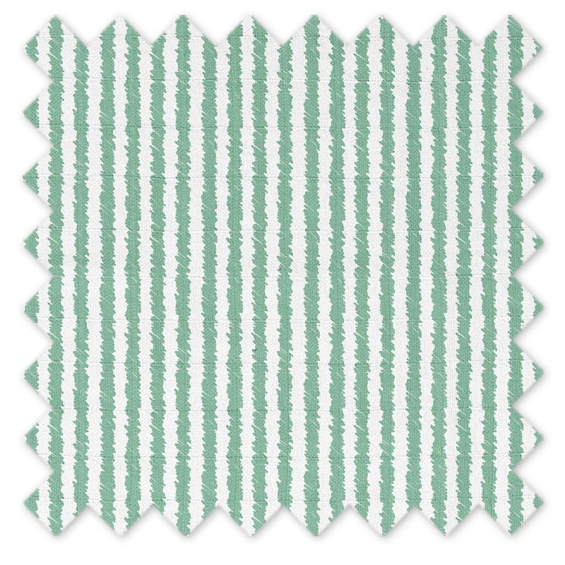 Bacati - Mint Stripes Muslin 100 percent Cotton Universal Baby US Standard Crib or Toddler Bed Fitted Sheet, 5 of 6