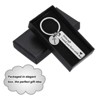 Unique Bargains Stainless Steel Personalized Durable Keychain with Gift Box 1 Set - 4 of 4