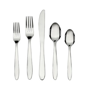 LunaLulinlk Breck 20-Piece Stainless Steel Silver Flatware Set, Service for 4 Adults - 1 of 4