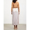 Women's Chain Print Pleated Midi Skirt - SKIES ARE BLUE - 3 of 4