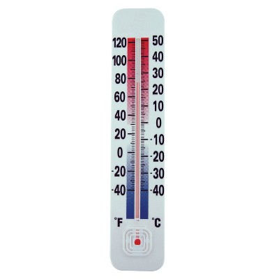 Taylor Indoor Outdoor Thermometer - Jumbo Number Wall Thermometer, 14.5in