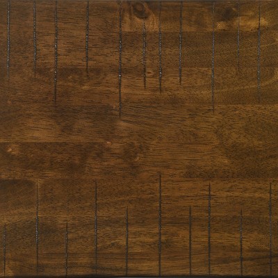 Elm and Black 25" Saddle Style Wood Counter Stool