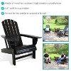 Sunnydaze Outdoor Lake Style Adirondack Chair with Cup Holder - 2 of 4