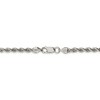 Black Bow Jewelry 4.25mm Sterling Silver Solid Rope Chain Necklace - 4 of 4