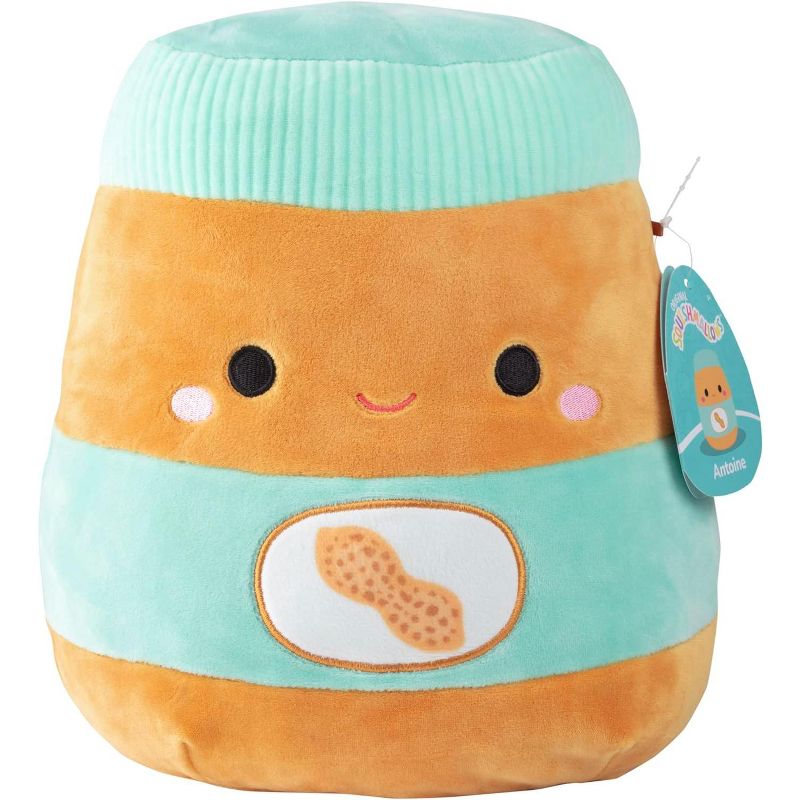 Squishmallows 10" Antoine The Peanut Butter - Official Kellytoy Food Plush - Adorable Squishy Soft Stuffed Animal Toy - Great Gift for Kids, 1 of 4