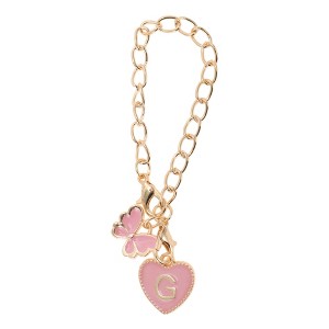 Unique Bargains Butterfly Heart Cup Chain Charm Water Cup Pendant 1 Pc - 1 of 4