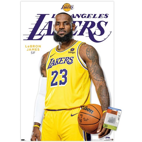 LeBron James Los Angeles Lakers Jersey Pin