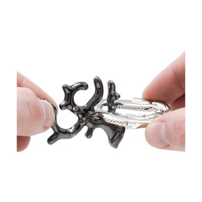 Gray and White Cast Metal Ocean Reef Puzzle