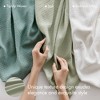 1 Piece Full/Queen Blanket,Sage Green - 2 of 4