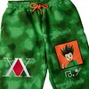 Hunter X Hunter Gon Freecss Green Spray Paint Camo Joggers - image 3 of 4