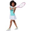 Girls Round Neck Tennis Golf Sport Dress Sleeveless Athletic Pleated Skirt Sets with Built-in Shorts Pockets Purple 3-12Y - 3 of 4
