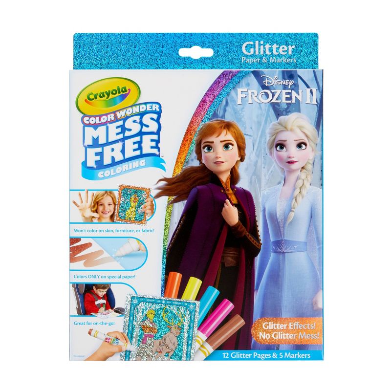 Crayola Color Wonder Glitter Coloring Kit - Disney Frozen 2, 1 of 9