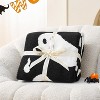 Amelie Home Chenille Knit Soft Cozy Throw, Reversible Festive Pattern, Fall Gift Blanket, Stylish Autumn Decor for Couch Bed - 3 of 4