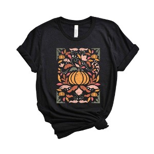 Simply Sage Market Women's Fall Floral Grunge Short Sleeve Graphic Tee - 1 of 1