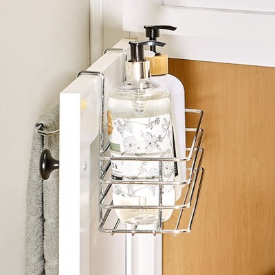 The Lakeside Collection Metal Cabinet Door Organizer Rack with Towel Bar - Kitchen or Bathroom - — фото 3