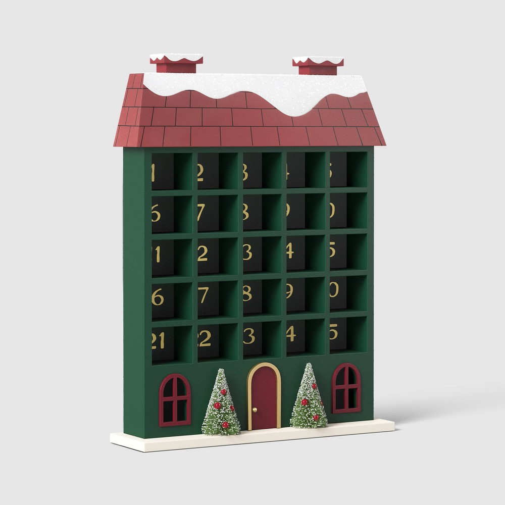 Christmas Wood Advent Calendars Green - Wondershop™