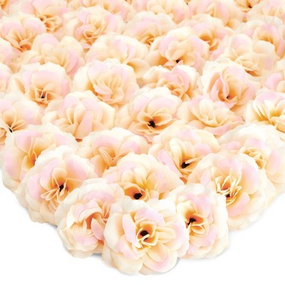 Juvale 50-pack Gold Roses, Artificial Flowers Bulk For Weddings