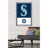 Trends International MLB Seattle Mariners - Logo 22 Framed Wall Poster Prints - 2 of 4