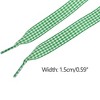INSPIRE CHIC Polyester Fashion Shoelace 0.6 Inch 2 Pairs - 3 of 4