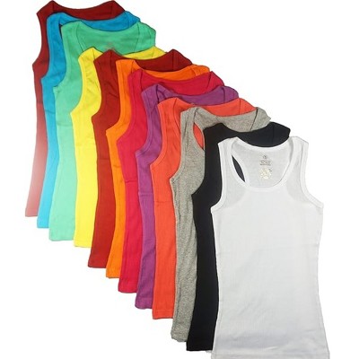 assorted colors/racerback