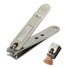 Unique Bargains Portable Stainless Steel Nail Clippers Set of 3Pcs - 3 of 4