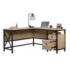 PAGED L-Shaped Desk Versatile Computer Desk with Drawer and Natural Woodgrain Finish, Corner Desk for Living Room, Home Office - 3 of 4