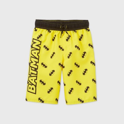 boys yellow swim trunks