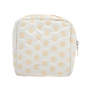 Unique Bargains Versatile Square Dots Travel Makeup Bag 1 Pc - 1 of 4