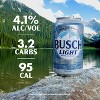 Busch Light American Lager Beer - 30pk/12 fl oz Cans - 4 of 4