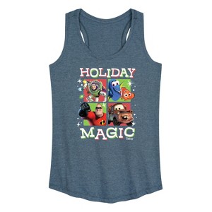 Women's - Disney - Holiday Magic Graphic Racerback Tank - 1 of 4