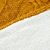 Modern Threads Cable Knit 50 x 60 Throw, Cable Knit . - 3 of 3