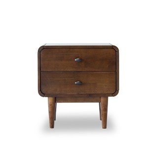 Gulches Classic Nightstand - Mid-Century Modern Bedside Table - 1 of 4