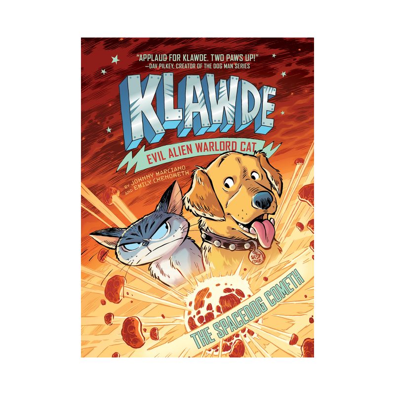 Klawde: Evil Alien Warlord Cat: The Spacedog Cometh #3 - by  Johnny Marciano & Emily Chenoweth (Hardcover), 1 of 2
