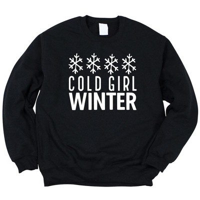 Simply Sage Market Women's Graphic Sweatshirt Cold Girl Winter